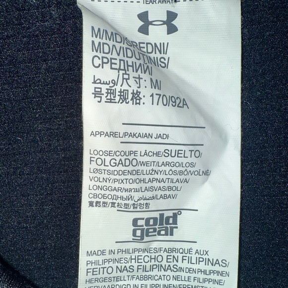 Under Armour Black Long Sleeve Performance Pullover Shirt Men’s Size M SS 2017 - Picture 14 of 16